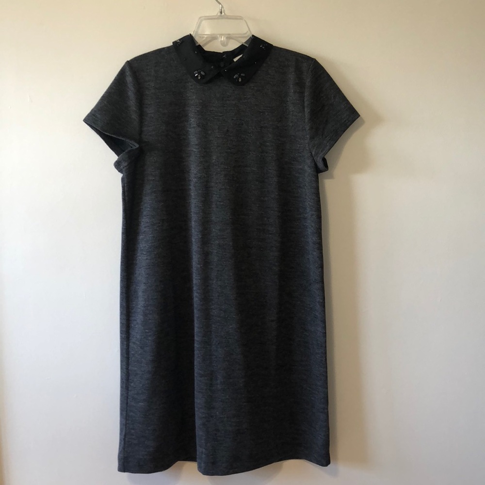 Loft Jeweled Collar Dress